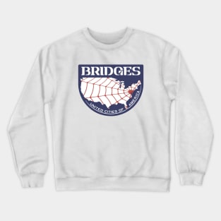 Bridges Background Logo Crewneck Sweatshirt